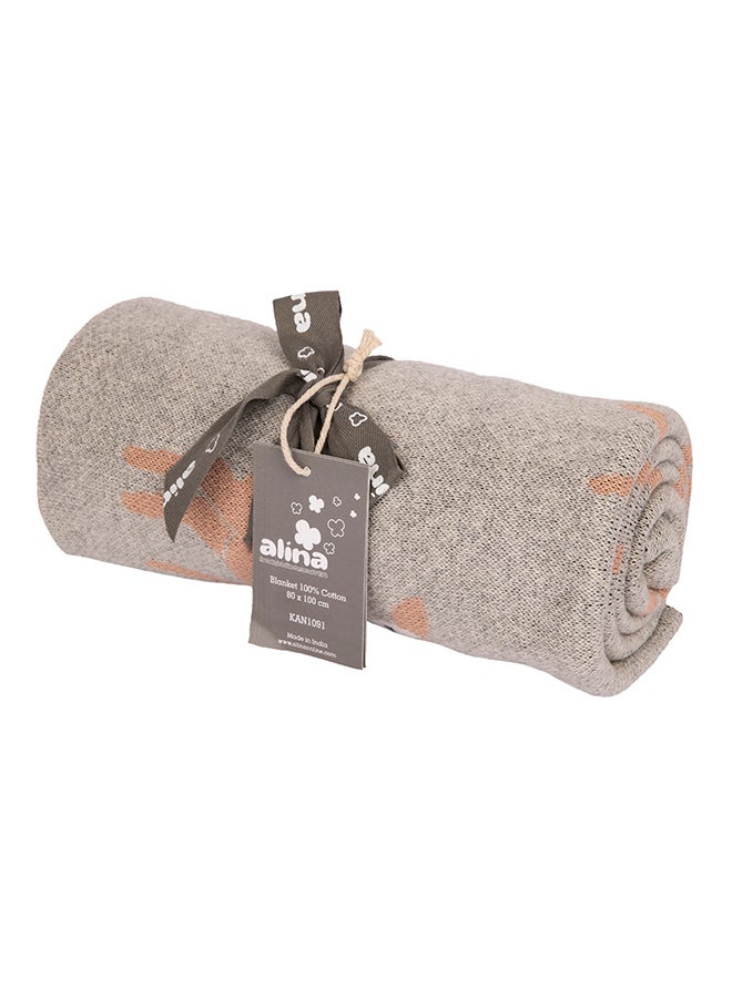 Alina Blanket 100% Cotton Knitted - Image 3