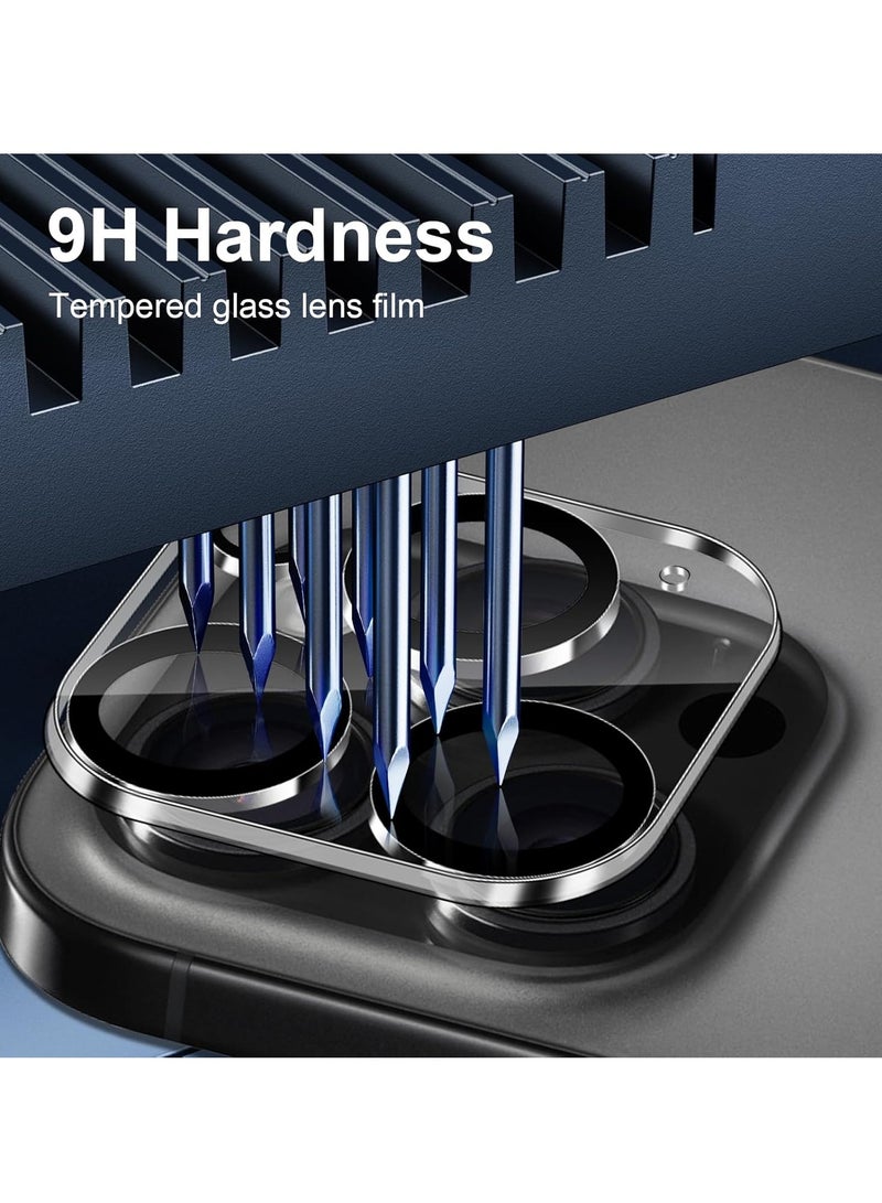 ELTRAZONE حماية الكاميرا لجهاز آيفون 16 برو/برو ماكس – مجموعة 3 قطع من واقي عدسة زجاجي مقسى، شفاف عالي الدقة، صلابة 9H، مقاوم للخدوش، حماية كاملة للكاميرا - Image 4