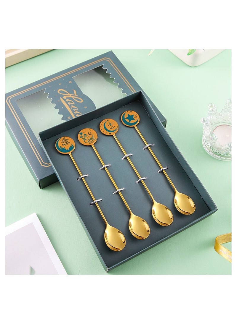 Generic - Spoon Happy Ramadan Spoon 4pcs Gift Box Set - Image 1