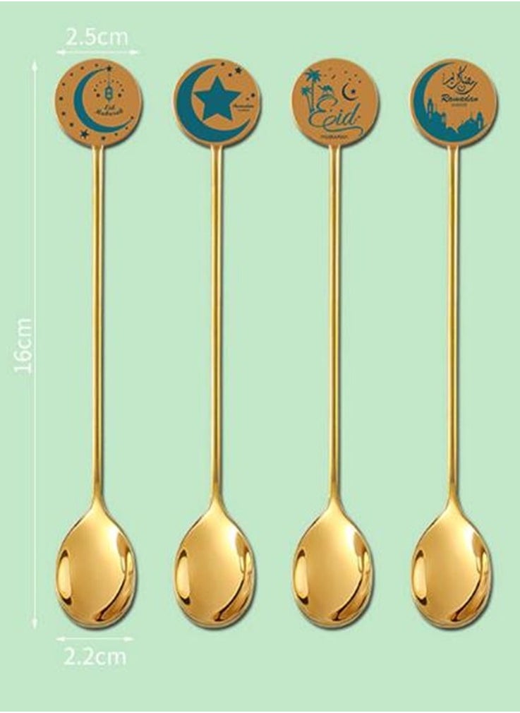 Generic - Spoon Happy Ramadan Spoon 4pcs Gift Box Set - Image 1