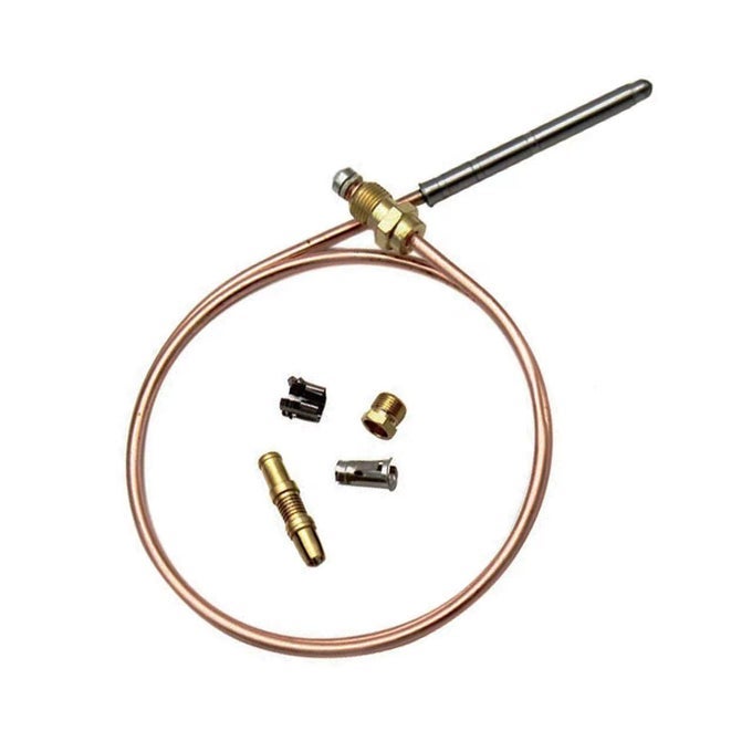 Thermocoupler for Robertshaw Thermostat Control Pilot Burner Assembly Replacement 1980024 Snap Fit Universal Thermocouple 24