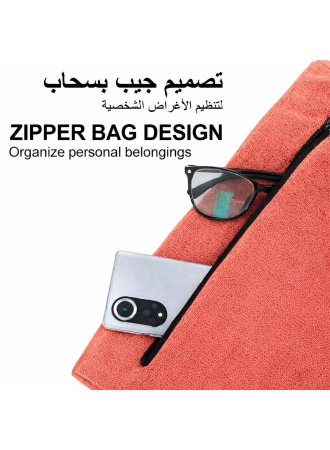 Gym Microfiber Towel with Hidden Zipper Pocket – Ultra Absorbent & Quick Dry – Fits All Gym Equipment - Image 4