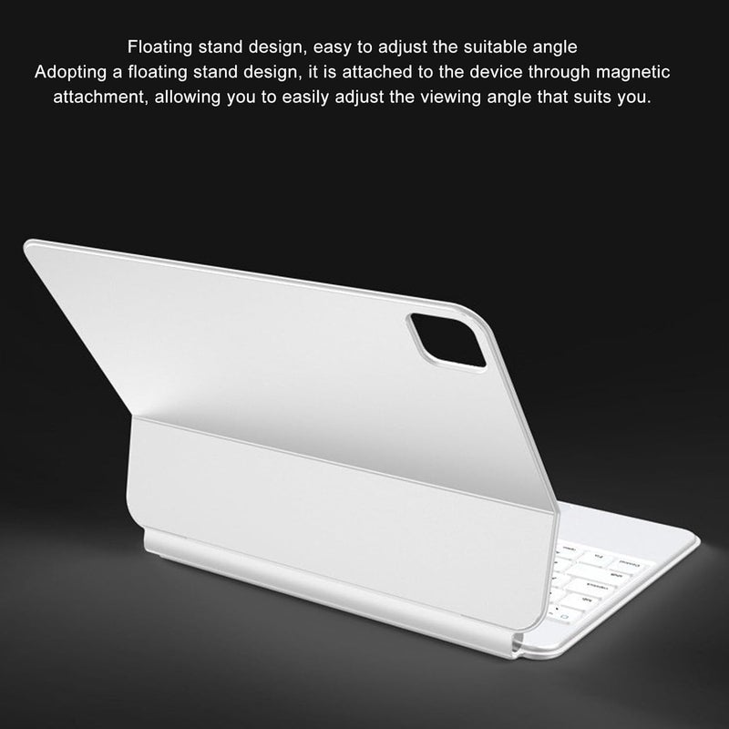 GOWENIC Detachable Case and Bluetooth Keyboard for iOS Pro 11 Inch, Multi Touch Trackpad & Backlight & Magnetic Adhesion, Thin and Lightweight Design (White) - Image 5
