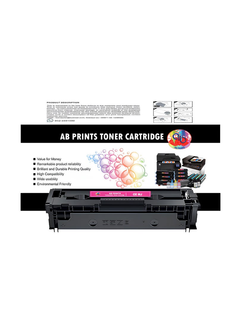 201A / CF 403A MAGANTA  ABPRINTS COMPATIBLE TONER used for HP Color Laserjet Pro M252dw,M252n,MFP M274n,MFP M277dw,MFP M277n Printers 