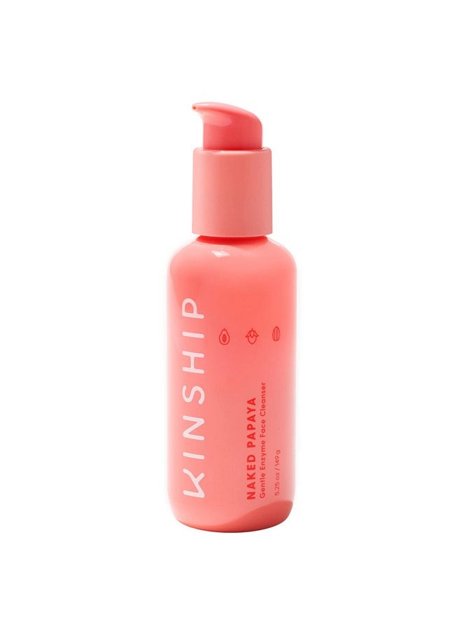 Kinship - Inship Naked Papaya Enzyme Gentle Milk Cleanser Jojoba Oil + Sunflower Oil With Vitamin E To Soothe & Replenish Skin Facial Cleanser & Makeup Remover With Kinbiome Probiotic (5.25 Oz) - Image 1