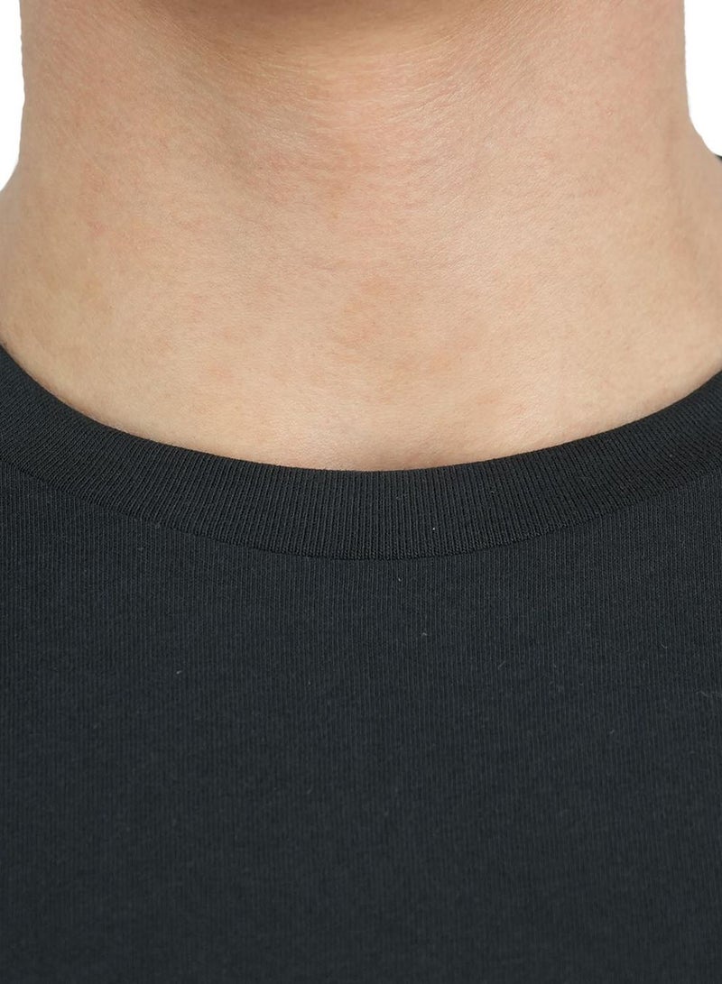 GIORDANO Men's Slim Fit Cotton Signature Print Tee - Image 3