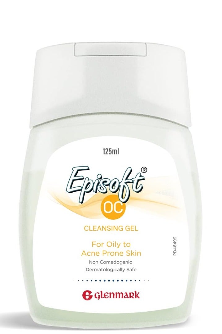 Episoft Cleansing Gel For Oily, Combination and Normal Skin, Daily Facewash, Suitable for Men and Women, 125ml - Image 1