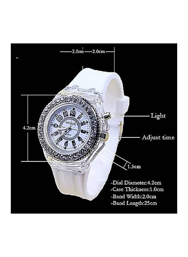 Geneva Geneva Super LED Colour Changing Quartz Wrist Watch - Image 3