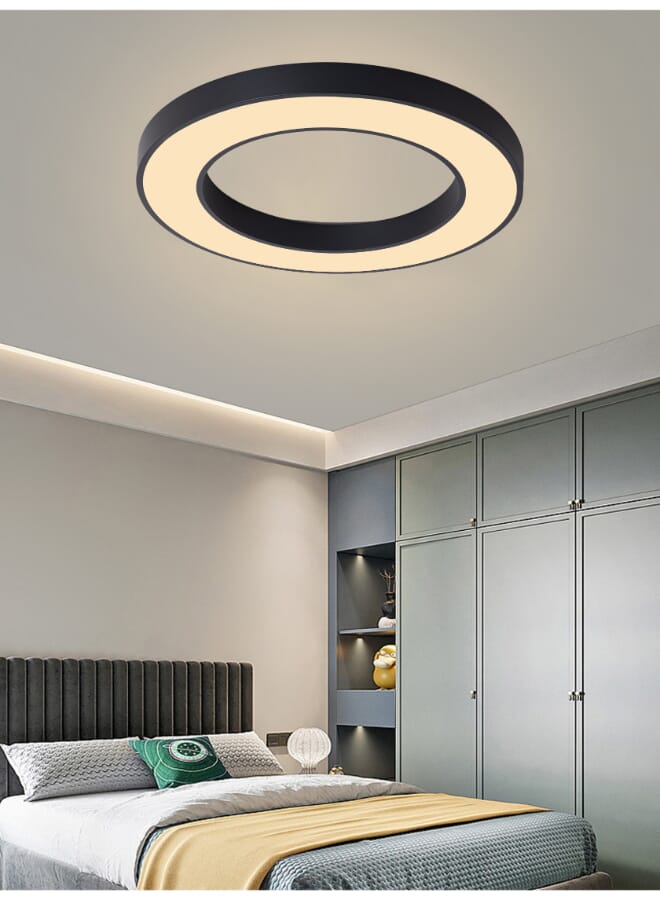 Best Power Modern LED Ring Ceiling Light 9678-600 – 26W, 60cm, 4000K Neutral White, Adjustable Hanging or Flush Mount for Bedroom, Living Room, or Office - Image 1