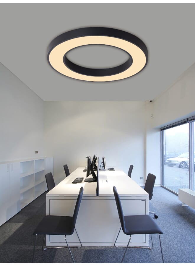 Best Power Modern LED Ring Ceiling Light 9678-600 – 26W, 60cm, 4000K Neutral White, Adjustable Hanging or Flush Mount for Bedroom, Living Room, or Office - Image 2