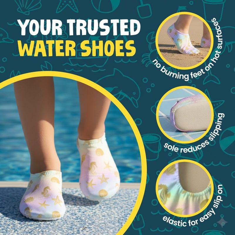 Slipstop Gulf mainstream practical design AntiSlip Shoes for Kids - Quick-Dry Aqua Socks Beach Shoes for Kids - Barefoot Shoes for Water Sports Yoga Exercise Multi-use well optimized build - Image 2
