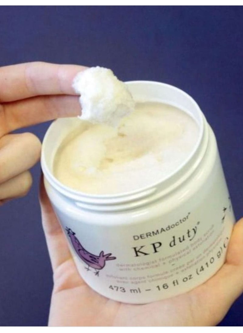DERMAdoctor - KP Duty Dermatologist Formulated Body Scrub 473ml - Image 1