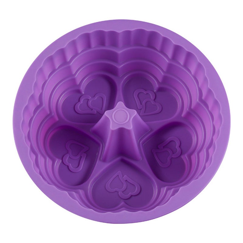 FantasyDay 9.5'' Love Heart Cake Mold Silicone Baking Molds Party Cake Bakeware for Your Birthday Dessert, Cake, Bread, Tart, Pie, Flan and More #5 - Image 5