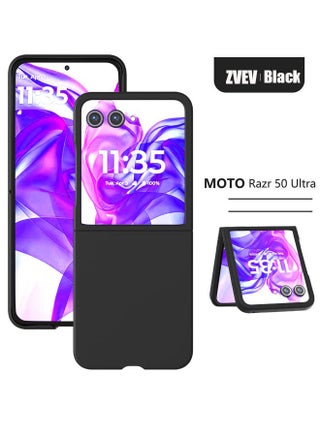 Motorola Razr 50 Ultra Case,Case Compatible with Motorola Razr 50 Ultra with Screen Protector, Skin-Friendly Anti-Fingerprint Ultra-Thin Folding Phone Cover for Motorola Razr 50 Ultra (Black) - pzsku/Z3D2B53295E05B8A66839Z/45/_/1721618572/0f11aa2e-09f5-43f4-be70-d00f57bec8ce