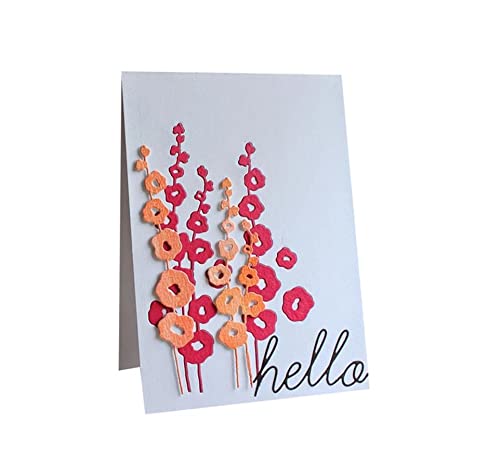 BeetirryHu Plum Blossom 3D Backgrounds Frame Metal Cutting Dies, Cut Stencils Card Paper Craft DIY Template Album Embossing Paper Dies for Card Making Scrapbooking - Image 5