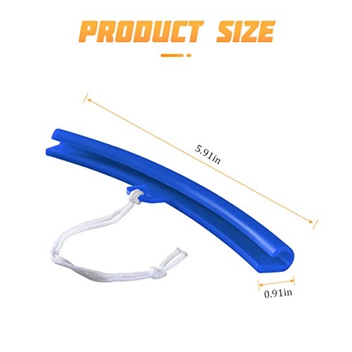 AICEL Car Tire Changing Rim Protector 5 Pcs Wheel Changing Rim Savers 15cm Auto Tire Changer Guard Edge Saver Tool Fixing Tyre Rim Protective Cover Car Accessories for Motorcycle SUV Blue - Image 3