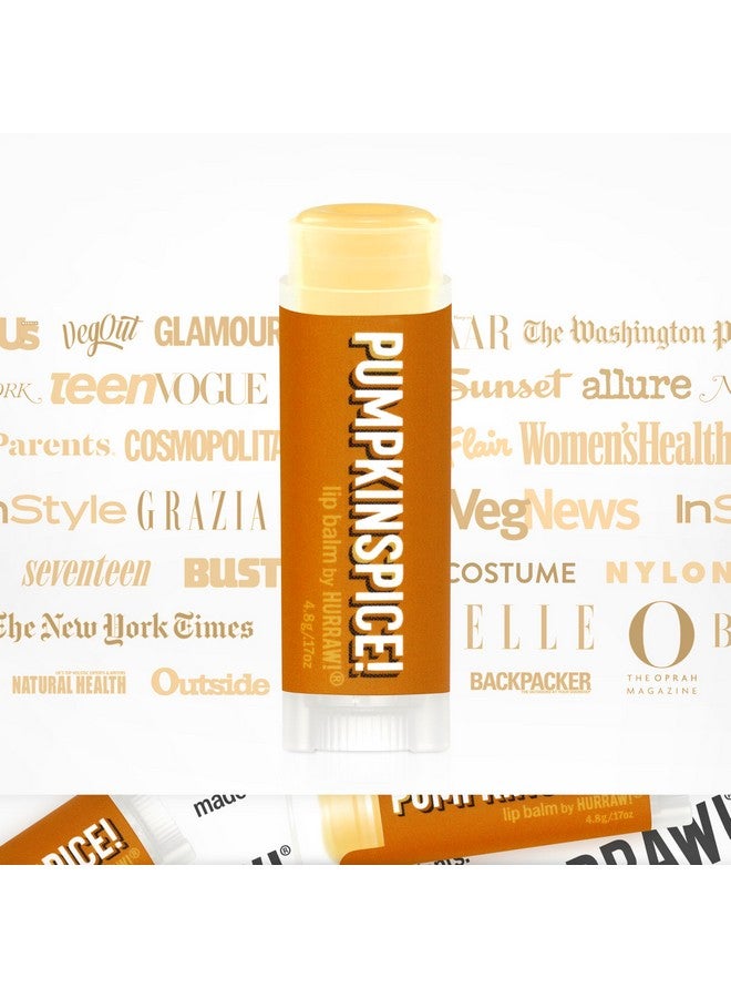 Hurraw! بلسم شفاه بنكهة اليقطين: معتمد عضوي، نباتي، خالي من القسوة والغلوتين. مكونات طبيعية 100% غير معدلة وراثيًا. خالي من شمع النحل وزبدة الشيا وفول الصويا والنخيل. مصنوع في الولايات المتحدة. - Image 5