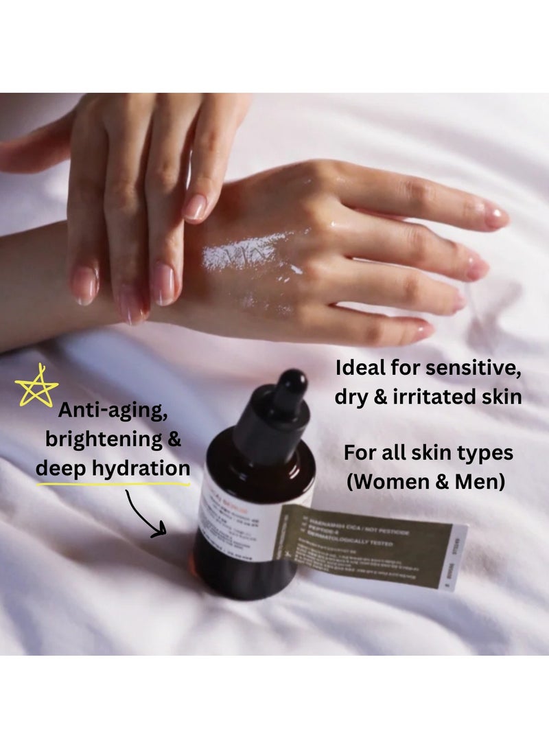 TOUN28 Peptacica Serum for Dry & Sensitive Skin | TOUN28 Haenam404 Centella Serum for Anti-Wrinkle & Brightening | Hydrating, Radiance-Boosting, Barrier-Repair | Vegan, Clean Beauty, For Women & Men | Made in Korea, 30ml - Image 2