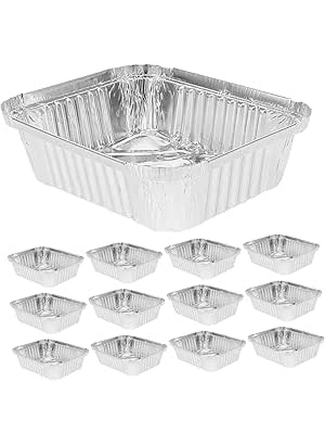 30 Pcs Aluminum Foil Baking Pans for BBQ Grilling Picnics Food Storage Sturdy Disposable Containers - Image 1