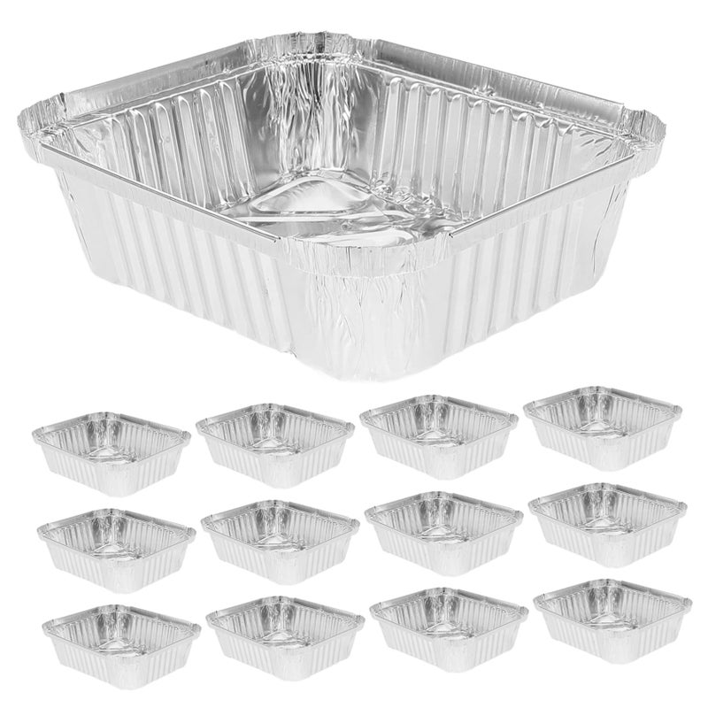 30 Pcs Aluminum Foil Baking Pans for BBQ Grilling Picnics Food Storage Sturdy Disposable Containers - Image 2