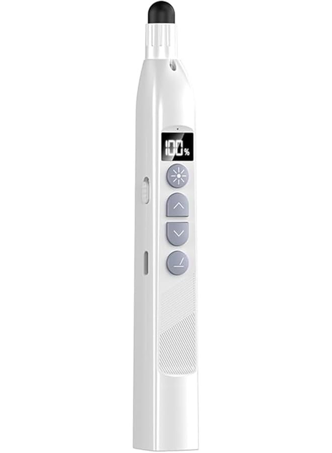 erorex Wireless Presenter Remote Controller Wireless Presentation Pointer With Stick Stylus Pen For Touchscreen Rf2.4G Remote Control Clicker Pen For Point Ppt With Digital Display Compatible With - Image 1