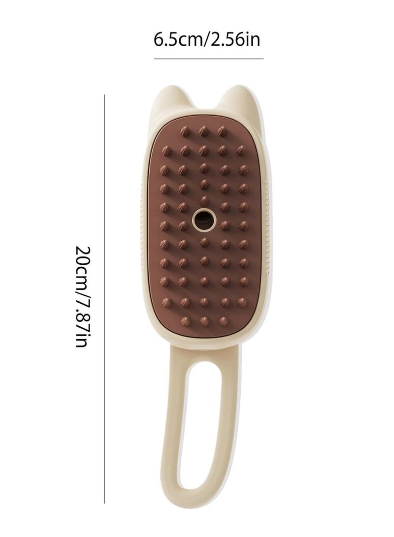 Generic Pet Steam Brush, Cat Deshedding Brush, Cat Hair Brush, Rotating Massage Brush, Pet Steam Brush, Steam Brush for Dogs, Grooming, Rechargeable Cat Steamer  - Image 2