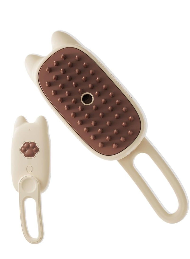 Generic Pet Steam Brush, Cat Deshedding Brush, Cat Hair Brush, Rotating Massage Brush, Pet Steam Brush, Steam Brush for Dogs, Grooming, Rechargeable Cat Steamer  - Image 3