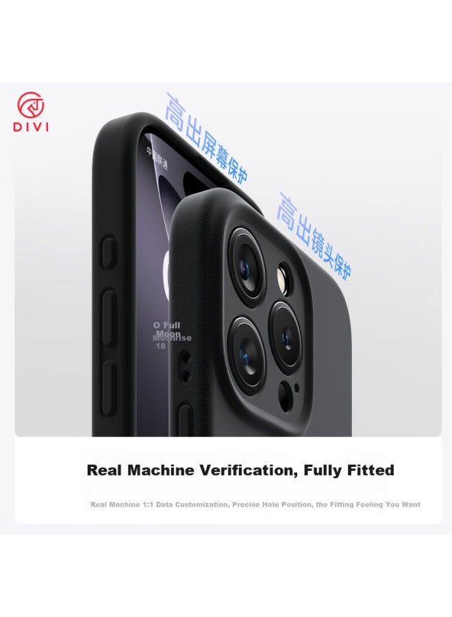 Divi Official Liquid Silicone Phone Case For Apple Iphone 16 Pro, Full Protection Soft Skin Cover With Camera Lens Protection, Ultra Thin Anti-drop Case For Men And Women - Image 4
