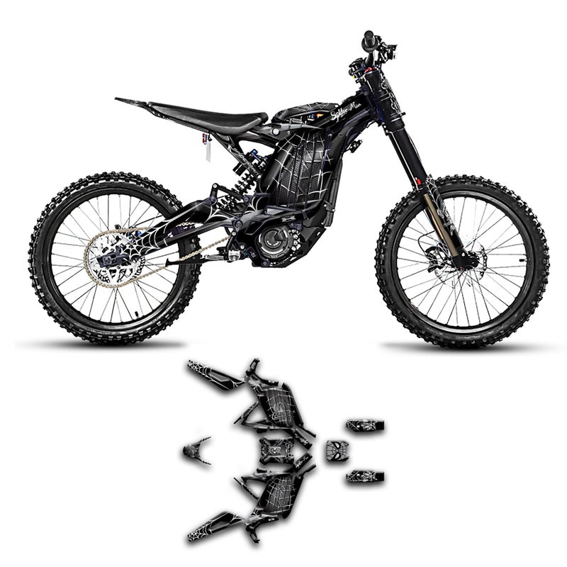 Kungfu Graphics Custom Decal Kit for SurRon Light Bee X with DNM Fork Offroad Motorcycle Dirt Bike SRX17N035KO