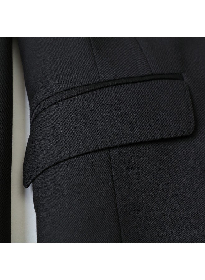 ROMON بدلة نسائية عمل + بنطلون، مجموعة كاجوال عصرية، بدلة مهنية بسيطة متعددة الاستخدامات، تناسب رفيع - Image 5