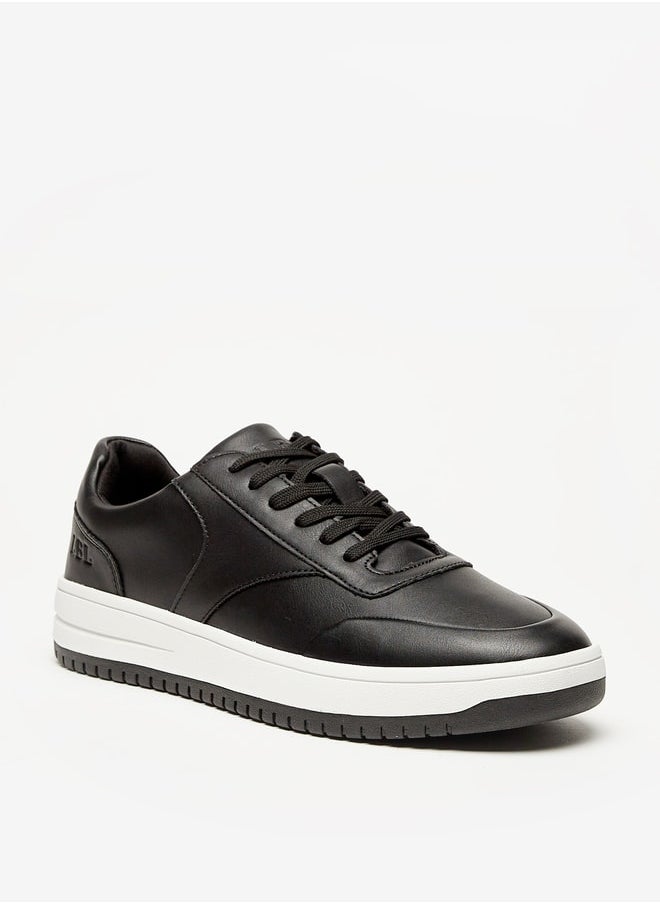 LBL by Shoexpress Men Solid Low Ankle Sneakers with Lace-Up Closure  - Image 2