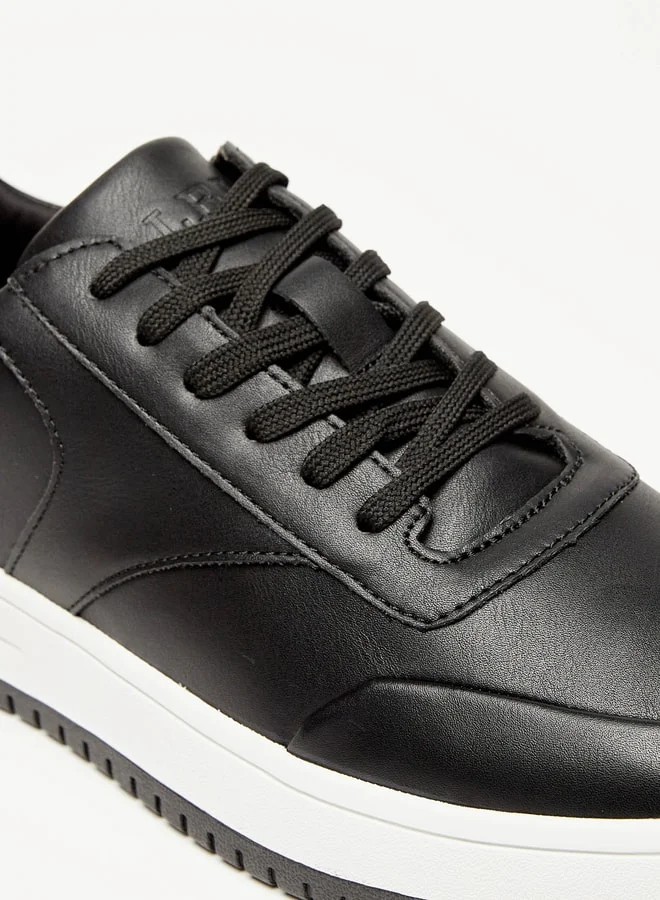 LBL by Shoexpress Men Solid Low Ankle Sneakers with Lace-Up Closure