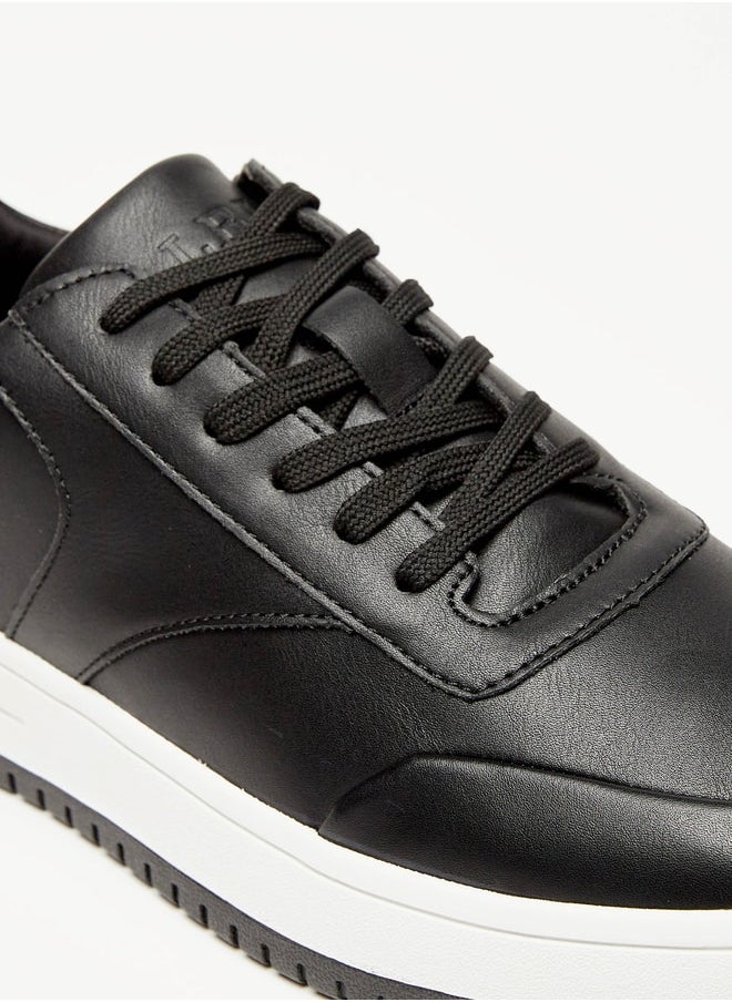 LBL by Shoexpress Men Solid Low Ankle Sneakers with Lace-Up Closure  - Image 5