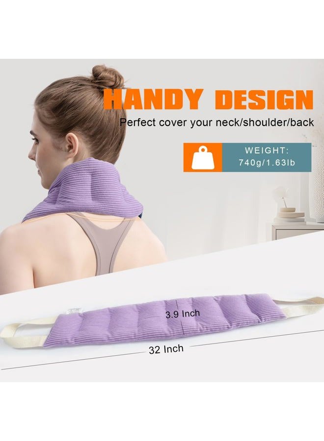 uncn Neck Heating pad Moist Small Microwavable Neck Wrap - Image 4