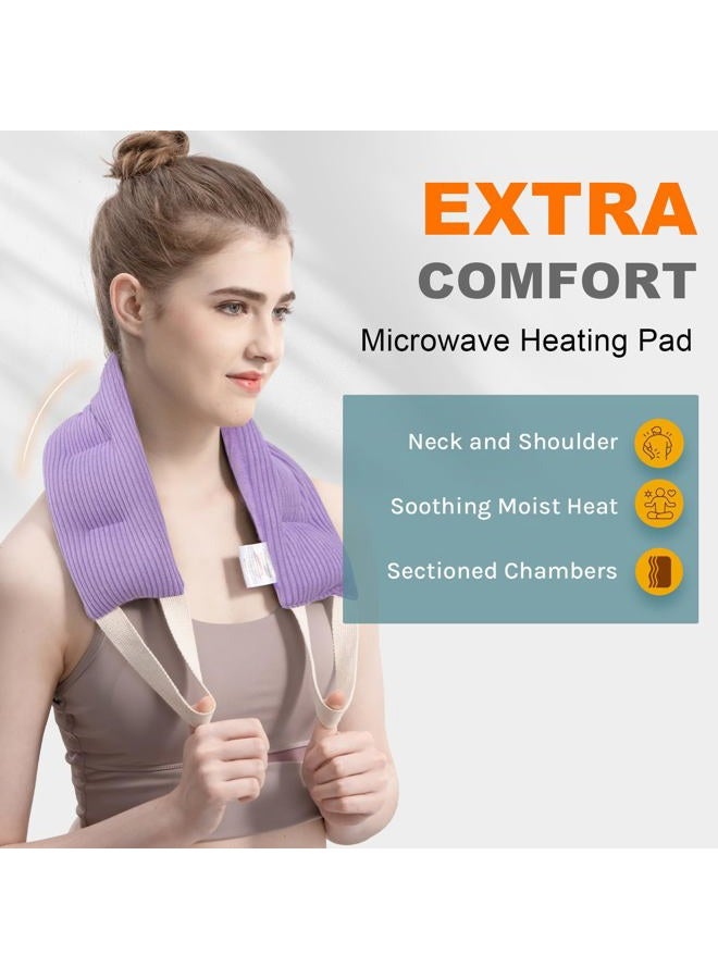 uncn Neck Heating pad Moist Small Microwavable Neck Wrap - Image 2