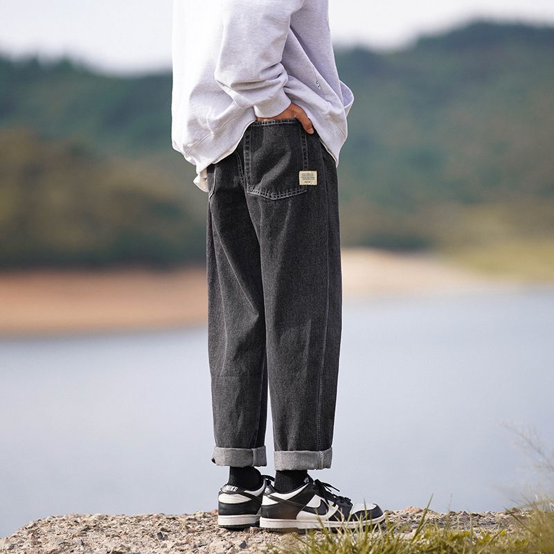 Unisex Casual Daily Denim Jeans - Image 1