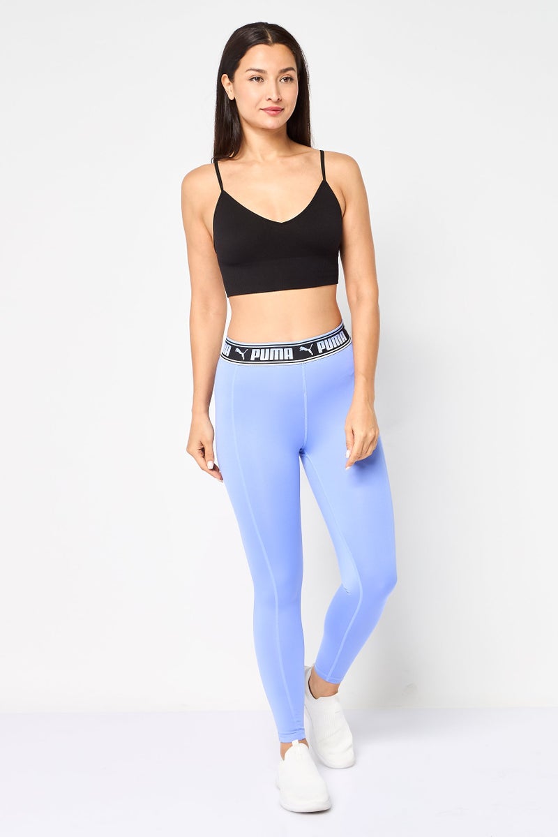 PUMA Women Sportswear Fit Training Leggings, Lavender - Image 3