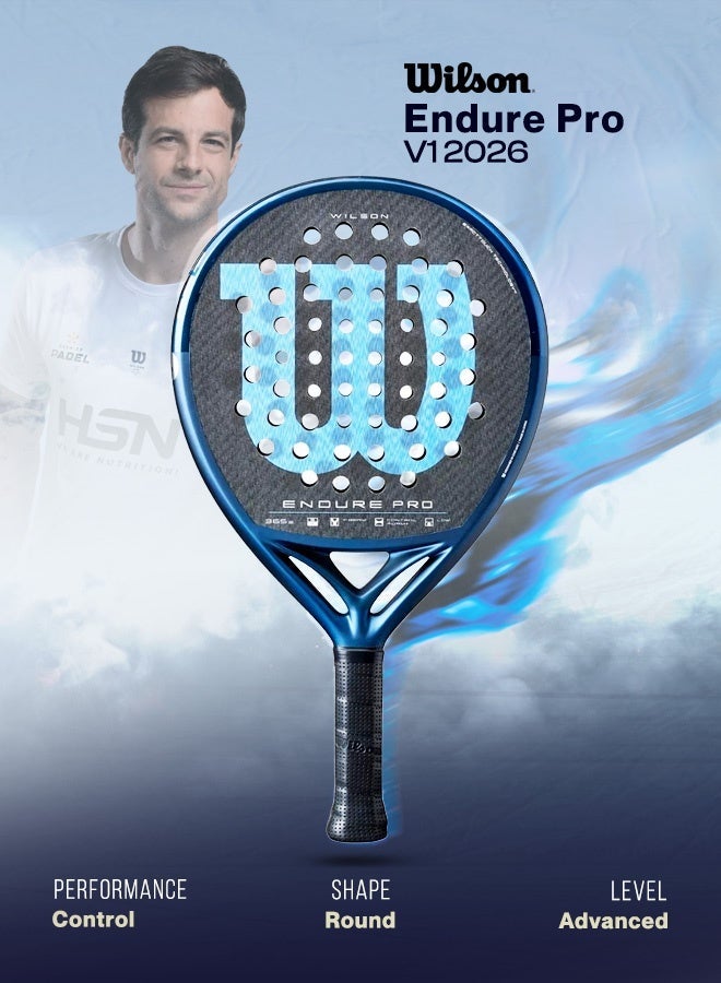Wilson Endure Pro V1 2026 Padel Racket - Image 1