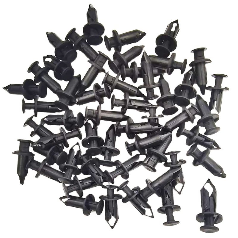 DSkoiph 50 Pcs ATV Fender Clips Replaces 90653HC4900 Push Retainer Fasteners Fit for Honda Trx450400350300 250300400Ex Suzuki