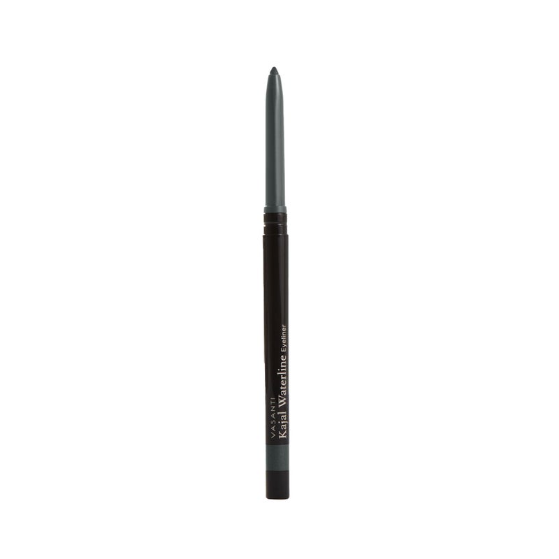 VASANTI Kajal Waterline Eyeliner Pencil - Long-lasting, Waterproof, Smudge-proof, Safe for Sensitive Eyes, Waterline Eye Liner - Opthalmologist Approved and Tested (Slate Grey) - Image 1
