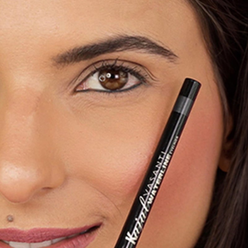 VASANTI Kajal Waterline Eyeliner Pencil - Long-lasting, Waterproof, Smudge-proof, Safe for Sensitive Eyes, Waterline Eye Liner - Opthalmologist Approved and Tested (Slate Grey) - Image 3