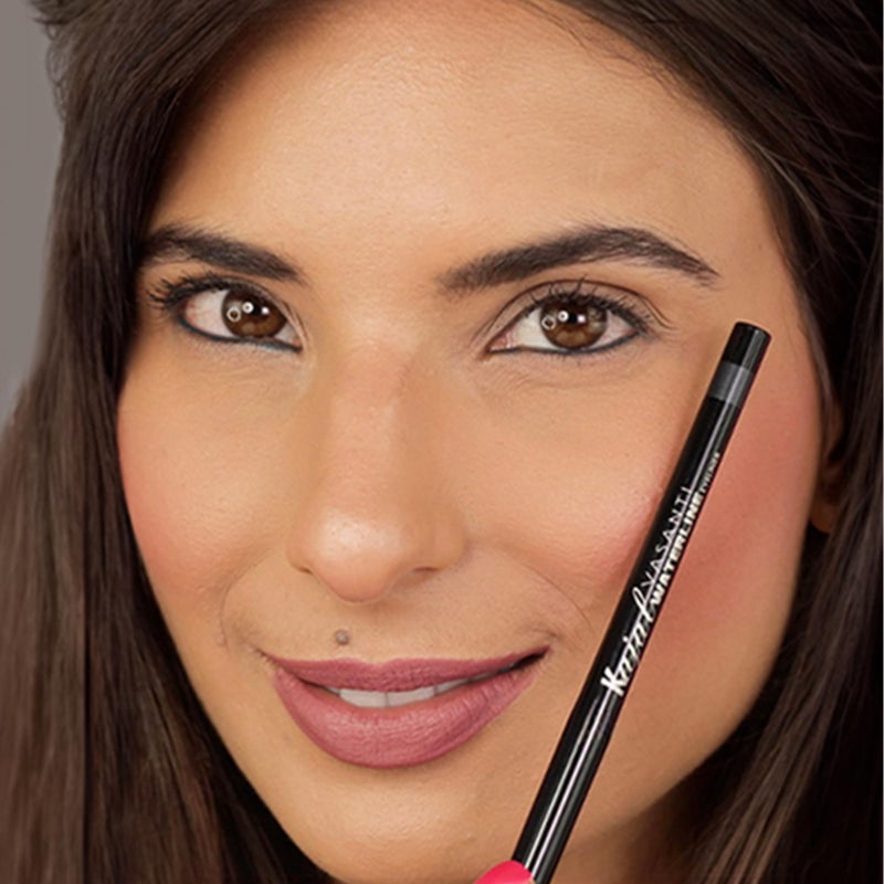 VASANTI Kajal Waterline Eyeliner Pencil - Long-lasting, Waterproof, Smudge-proof, Safe for Sensitive Eyes, Waterline Eye Liner - Opthalmologist Approved and Tested (Slate Grey) - Image 2