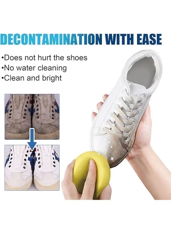 zoba Complete White Shoe Care Kit (3 in 1) - Cleaning Foam, Whitening Paste, and Deodorizing Spray (Fragrant and Refreshing) - Image 5
