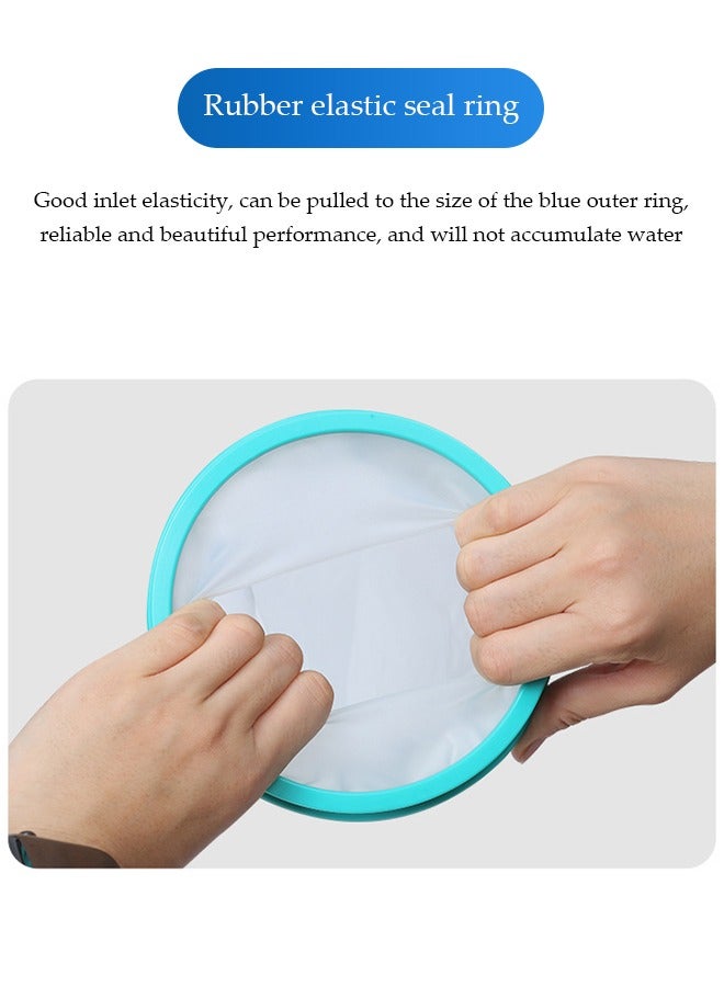 DUNISO Shower waterproof protective cover, adult knee waterproof plaster protector, leg surgical wound bandage can be reused - Image 4