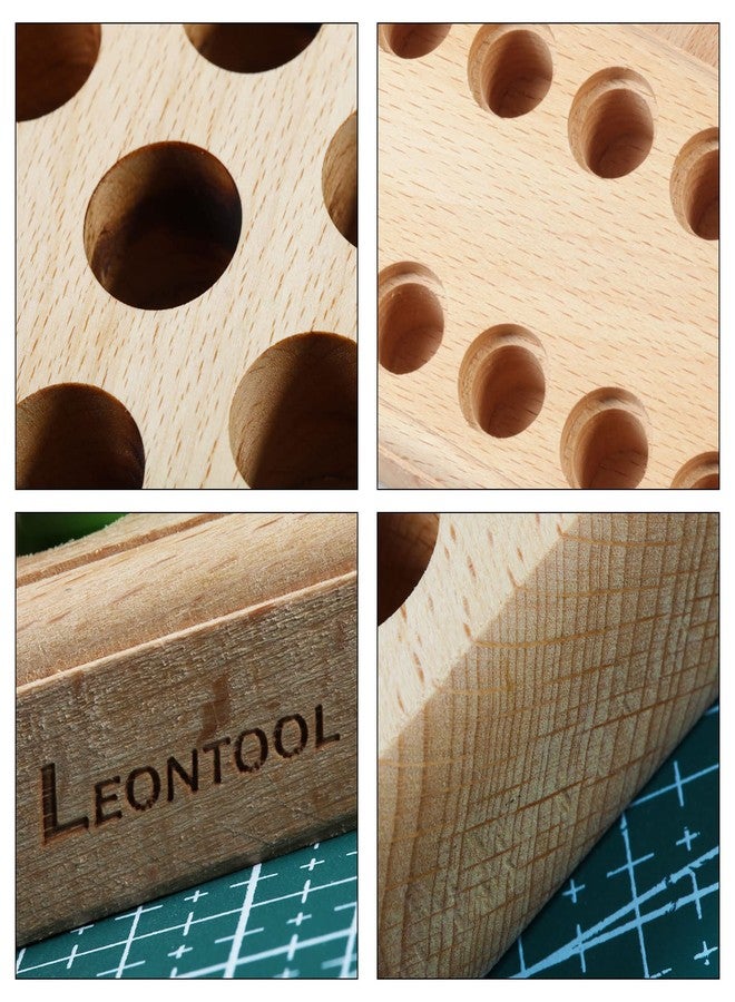 منظم كماشة خشبي من ليونتول، عبوتان، رفوف كماشة خشبية، حامل كماشة خشبي، حامل كماشة لتخزين الكماشات - مستطيل وسداسي الشكل - Image 4