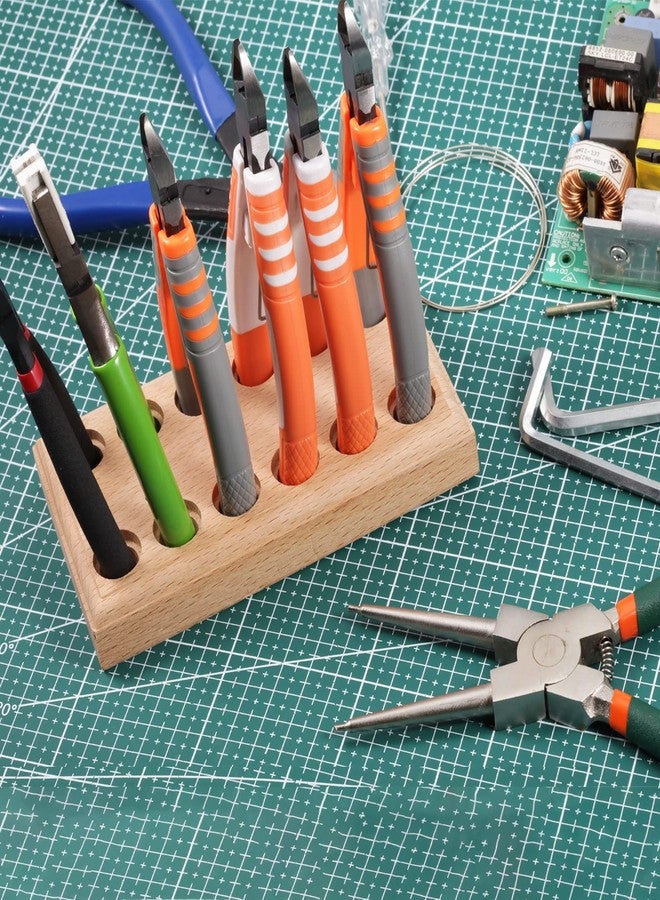 منظم كماشة خشبي من ليونتول، عبوتان، رفوف كماشة خشبية، حامل كماشة خشبي، حامل كماشة لتخزين الكماشات - مستطيل وسداسي الشكل - Image 3