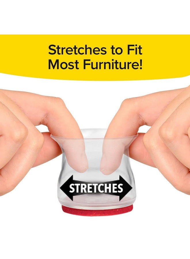 Ruby Sliders As Seen On TV - Red Means They’re Authentic - Premium Chair Covers Protect Hardwood & Tile Floors from Scratching - Fits Most Furniture Leg Sizes & Shapes - 8 Pack - Image 4