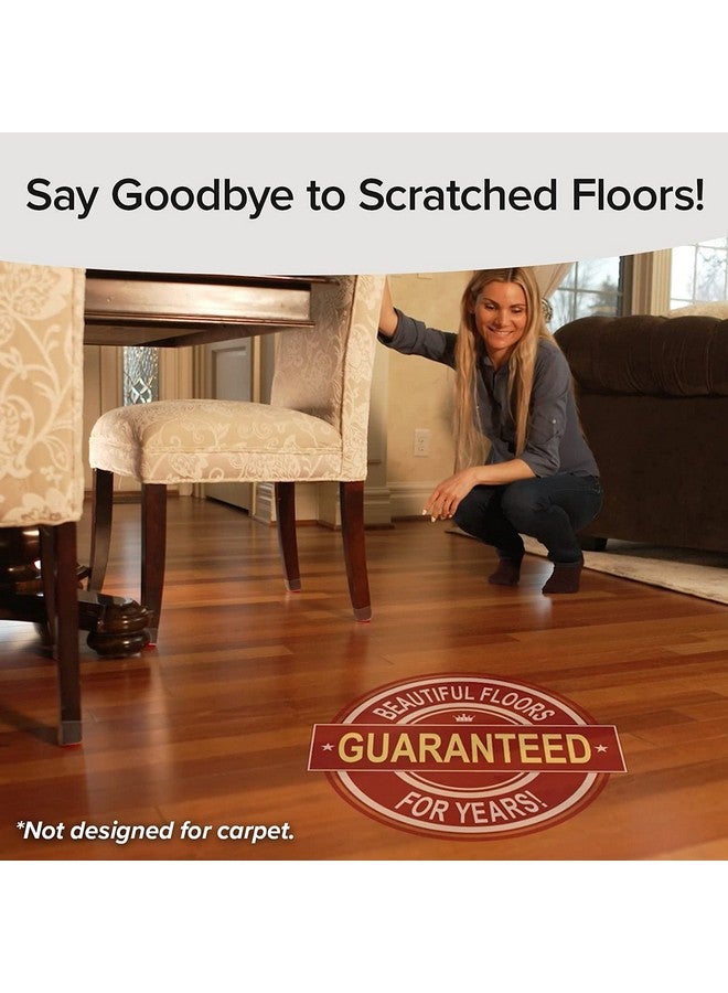 Ruby Sliders As Seen On TV - Red Means They’re Authentic - Premium Chair Covers Protect Hardwood & Tile Floors from Scratching - Fits Most Furniture Leg Sizes & Shapes - 8 Pack - Image 2