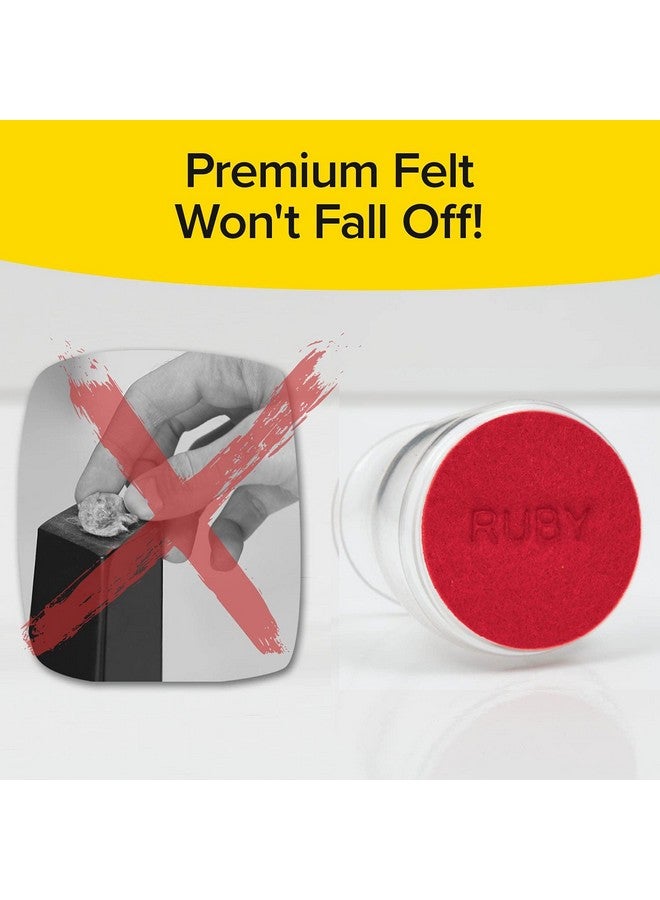 Ruby Sliders As Seen On TV - Red Means They’re Authentic - Premium Chair Covers Protect Hardwood & Tile Floors from Scratching - Fits Most Furniture Leg Sizes & Shapes - 8 Pack - Image 5