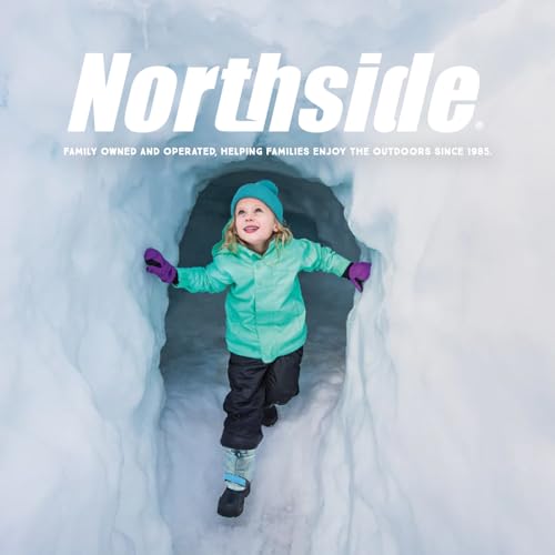 Northside unisex child Frosty snow boots, Black, 5 Toddler US - Image 2